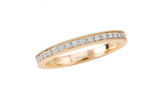 18k Yellow Gold Diamond Wedding Band