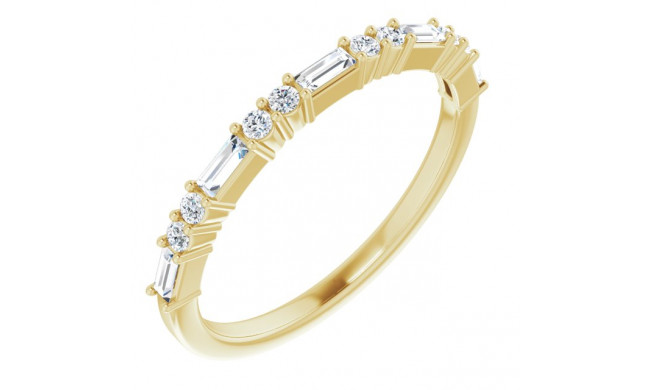 14K Yellow 1/4 CTW Diamond Anniversary Band - 123092614P