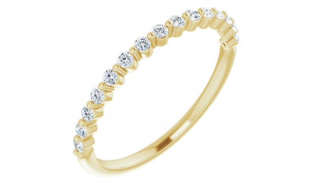 14K Yellow 1/5 CTW Diamond Anniversary Band - 1236026014P