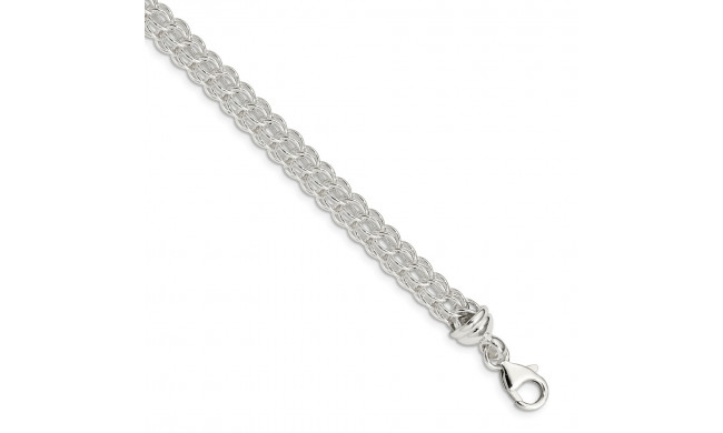 Quality Gold Sterling Silver Bracelet - QG2265-7.5