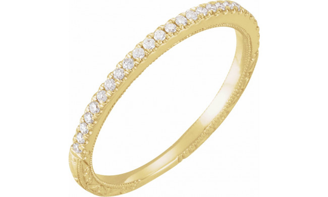 14K Yellow 1/6 CTW Diamond Anniversary Band - 653135602P