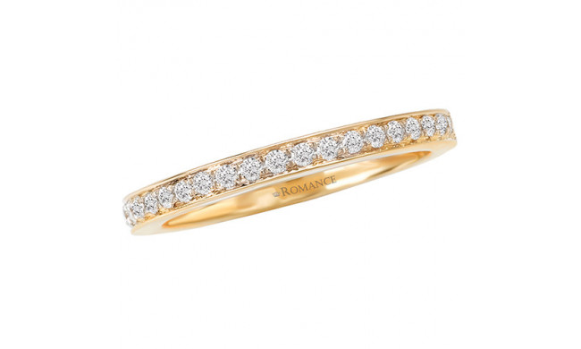 Romance 18k Yellow Gold Diamond Wedding Band