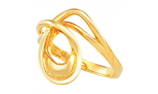 14K Yellow Freeform Ring - 4301A13671P