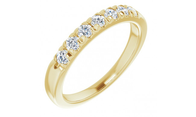 14K Yellow 3/8 CTW Diamond Anniversary Band - 1238816013P