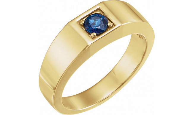 14K Yellow Sapphire Men's Ring - 9739101P