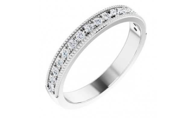 14K White 1/4 CTW Diamond Anniversary Band - 123069600P