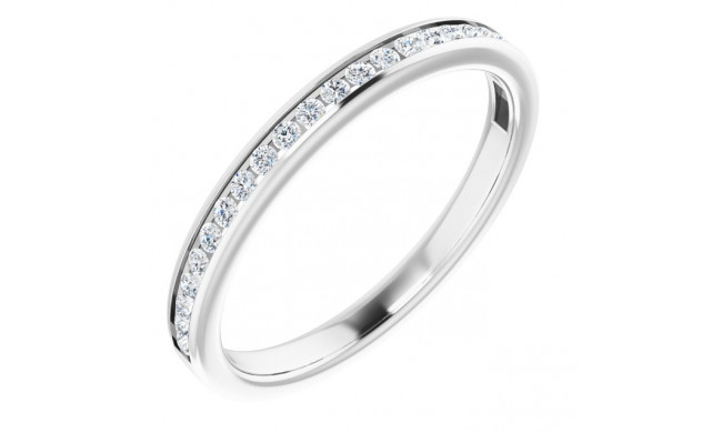 Platinum 1/5 CTW Diamond Anniversary Band - 123015603P