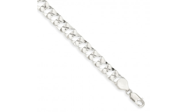 Quality Gold Sterling Silver Link Bracelet - QG2167-8