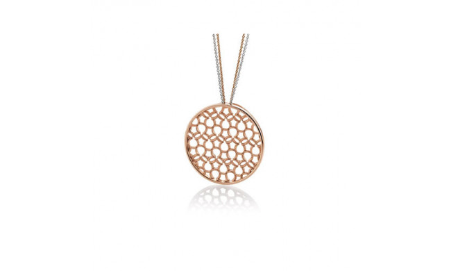 14k Rose Gold Breuning Diamond Pendant