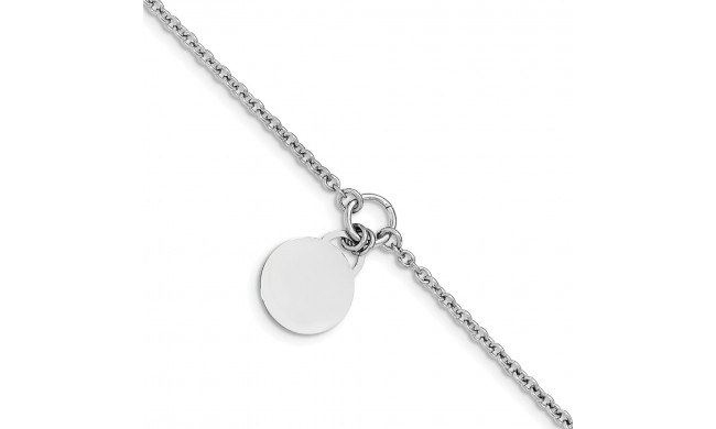 Quality Gold Sterling Silver Rhodium-plated Bracelet - QG3764-7