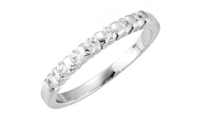 14K White 1/5 CTW  Diamond Anniversary Ring - 68294103P