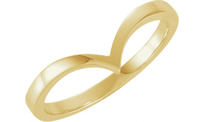 14K Yellow V Ring - 42154744P