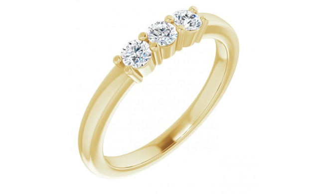 14K Yellow 1/3 CTW Diamond Anniversary Band - 1239756000P