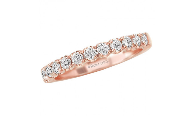 18k Rose Gold Diamond Wedding Band