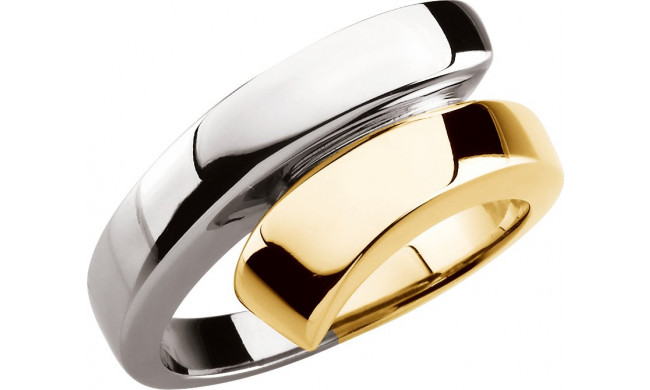 14K Yellow/White Bypass Ring - 50273267319P