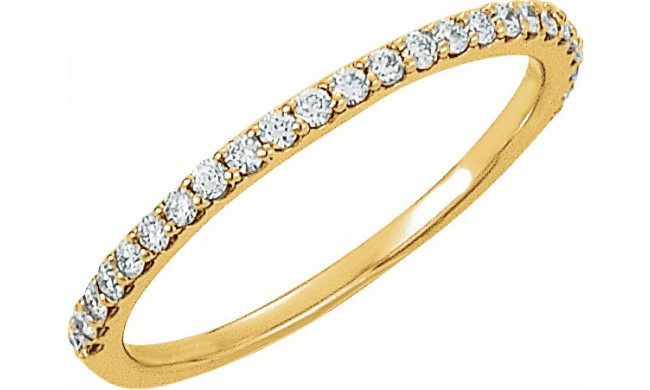 14K Yellow 1/4 CTW Diamond Band - 68871101P