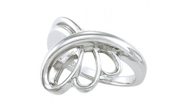 14K White Metal Fashion Ring - 5920145092P