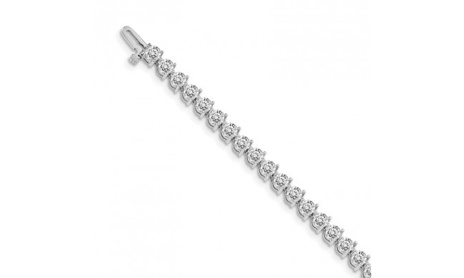 Quality Gold 14k White Gold AA Diamond Tennis Bracelet - X2843WAA