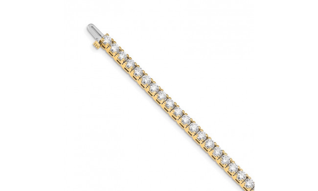 Quality Gold 14k Yellow Gold AAA Diamond Tennis Bracelet - X2046AAA