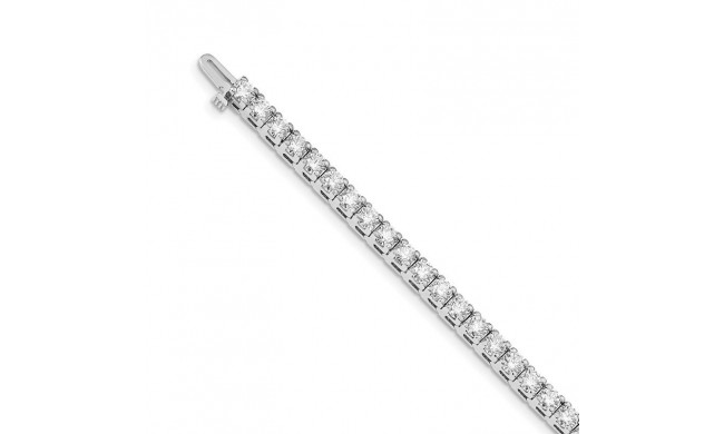 Quality Gold 14k White Gold AAA Diamond Tennis Bracelet - X2046WAAA