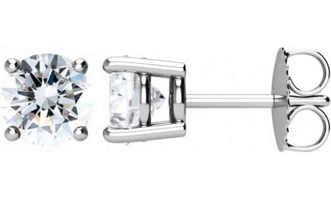 14K White 1 1/2 CTW Diamond Earrings - 1874600067P
