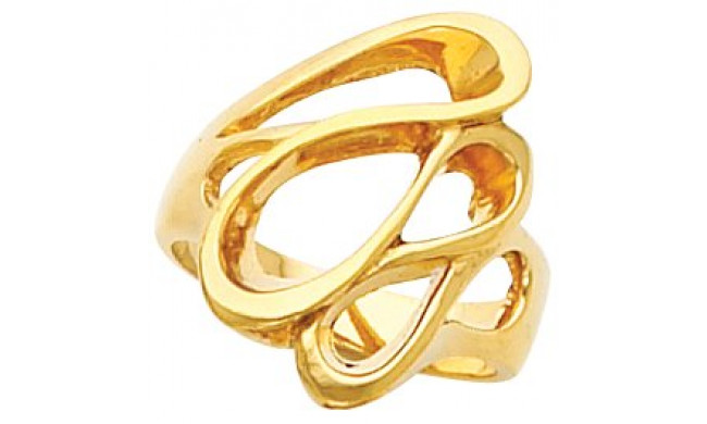 14K Yellow Freeform Ring - 550337129P