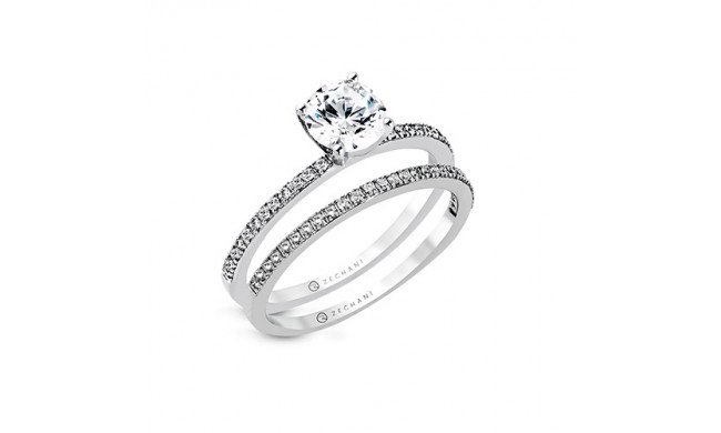 Zeghani Beautiful Solitaire Diamond Engagement Ring