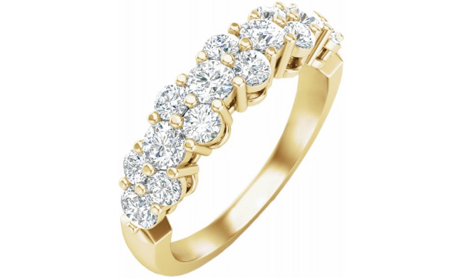 14K Yellow 1 CTW Diamond Anniversary Band - 653561600P