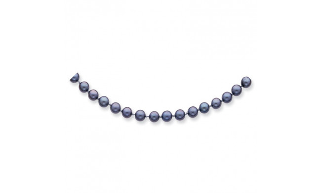 Quality Gold 14k White Gold Akoya Cultured Pearl Bracelet - PLB60-7