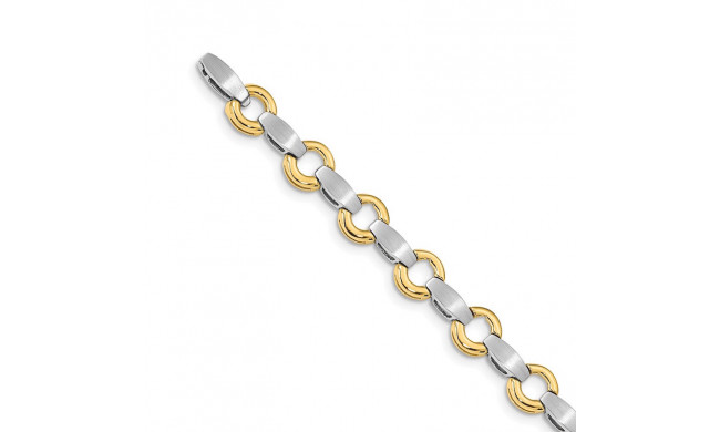 Quality Gold 14k Two-tone Add-a-Diamond Tennis Bracelet - X2332