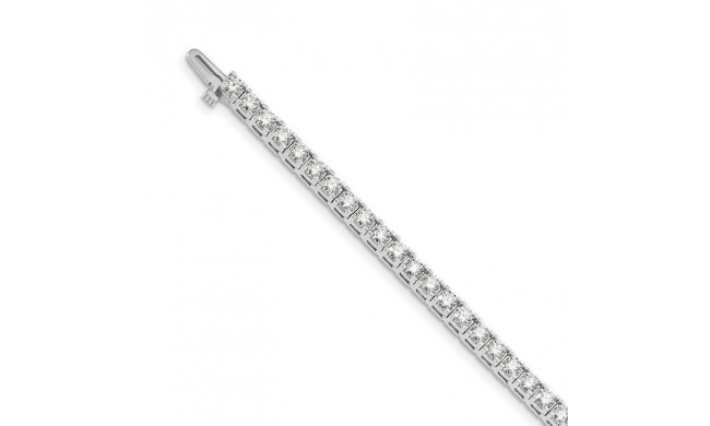 Quality Gold 14k White Gold AA Diamond Tennis Bracelet - X2044WAA