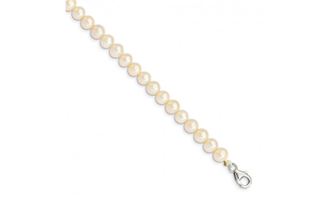 Quality Gold Sterling Silver FW Cultured Pearl Bracelet - QG2382-7