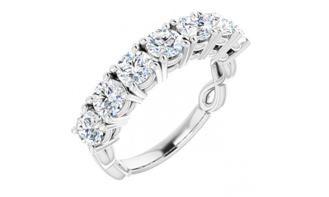 14K White 1 3/4 CTW Diamond Anniversary Band - 12286360005P