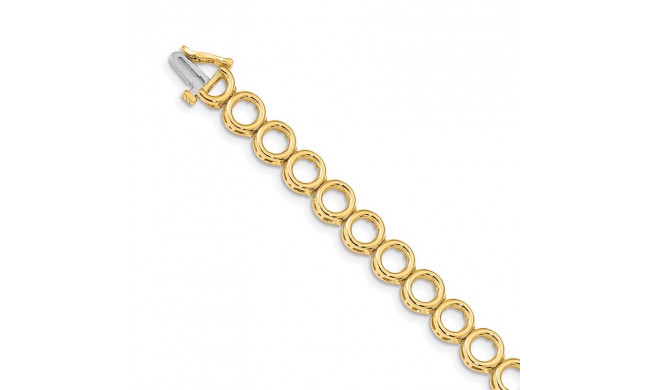 Quality Gold 14k Yellow Gold Add-a-Diamond Tennis Bracelet - X855