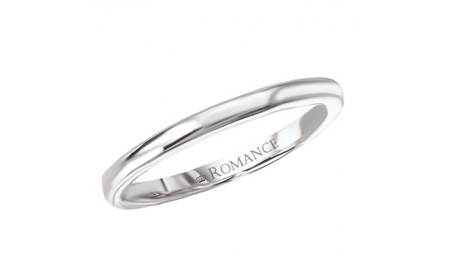 Romance 18k White Gold Wedding Band