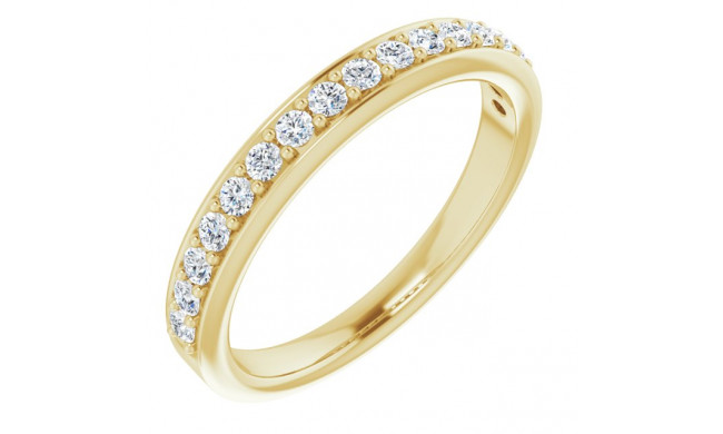 14K Yellow 1/3 CTW Diamond Anniversary Band - 1231926005P