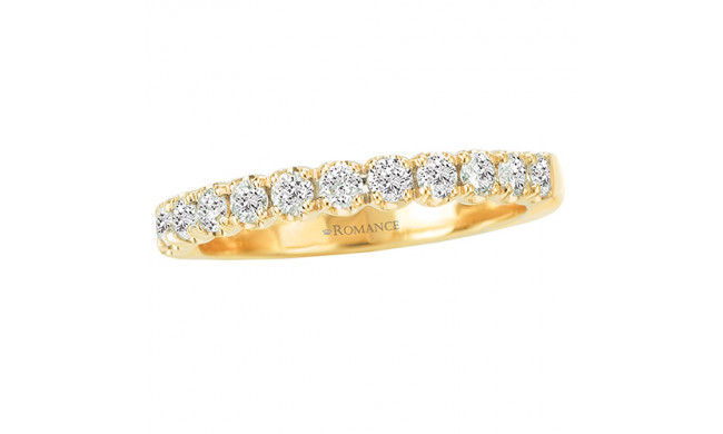 Romance 18k Yellow Gold Diamond Wedding Band