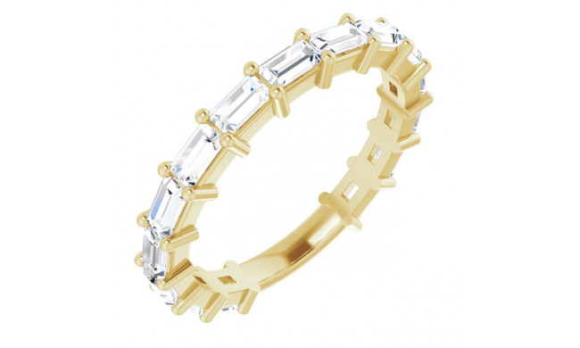 14K Yellow 1 1/2 CTW Diamond Anniversary Band - 1236556041P