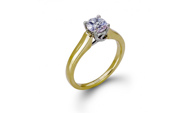 Zeghani 14k Yellow Gold Diamond Engagement Ring