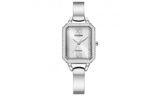 CITIZEN Eco-Drive Quartz Crystal Ladies Watch Stainless Steel - EM0980-50A