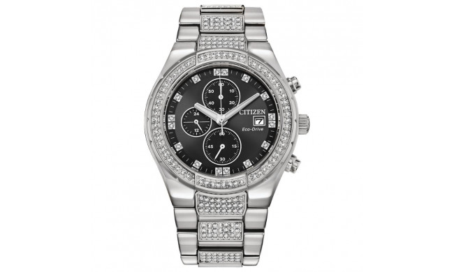 CITIZEN Eco-Drive Quartz Crystal Mens Watch Stainless Steel - CA0750-53E