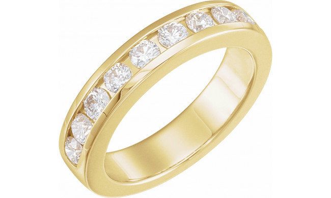 14K Yellow 1 CTW Diamond Anniversary Band - 60212207459P