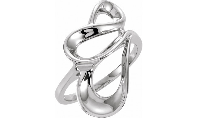 14K White Freeform Ring - 526221242P