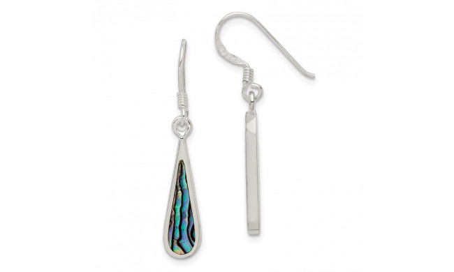 Quality Gold Sterling Silver Abalone Dangle Earring - QE2621
