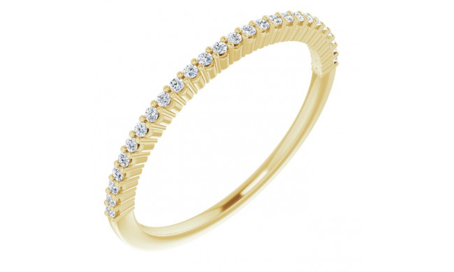 14K Yellow 1/8 CTW Diamond Anniversary Band - 12287760006P