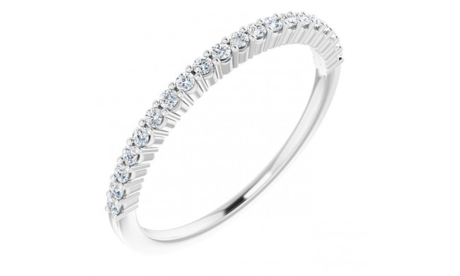 14K White 1/6 CTW Diamond Anniversary Band - 12287760001P