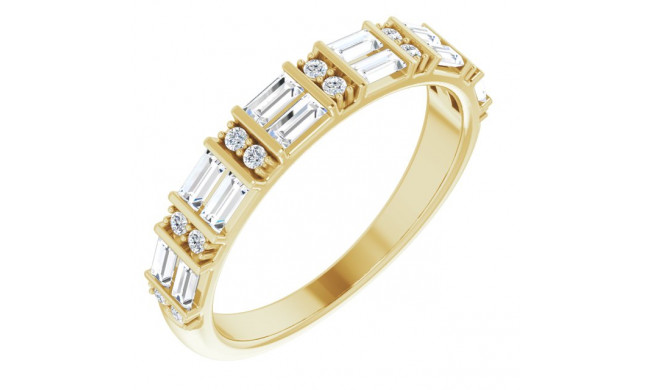 14K Yellow 1/2 CTW Diamond Anniversary Band - 123531601P