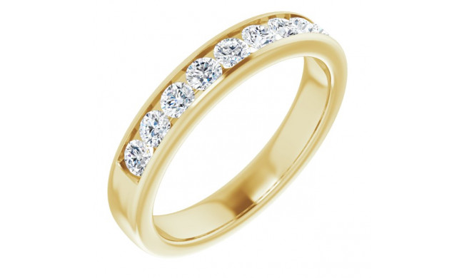 14K Yellow 9/10 CTW Diamond Band - 12313360010P