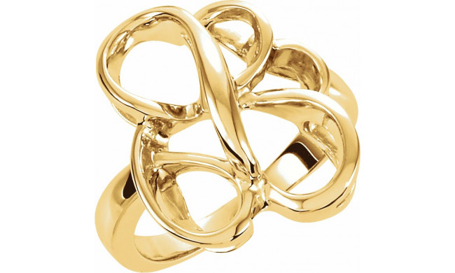 14K Yellow Metal Fashion Ring - 5919144342P