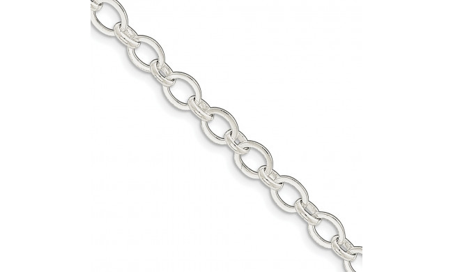Quality Gold Sterling Silver 6.5inch Fancy Link Bracelet - QH214-6.5